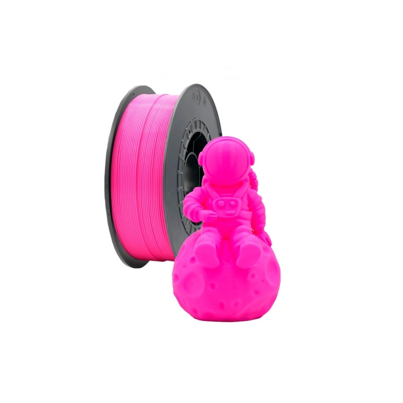 Filamento PLA 3D - Diametro 1.75 mm - Bobina da 1 kg - Colore rosa fluorescente