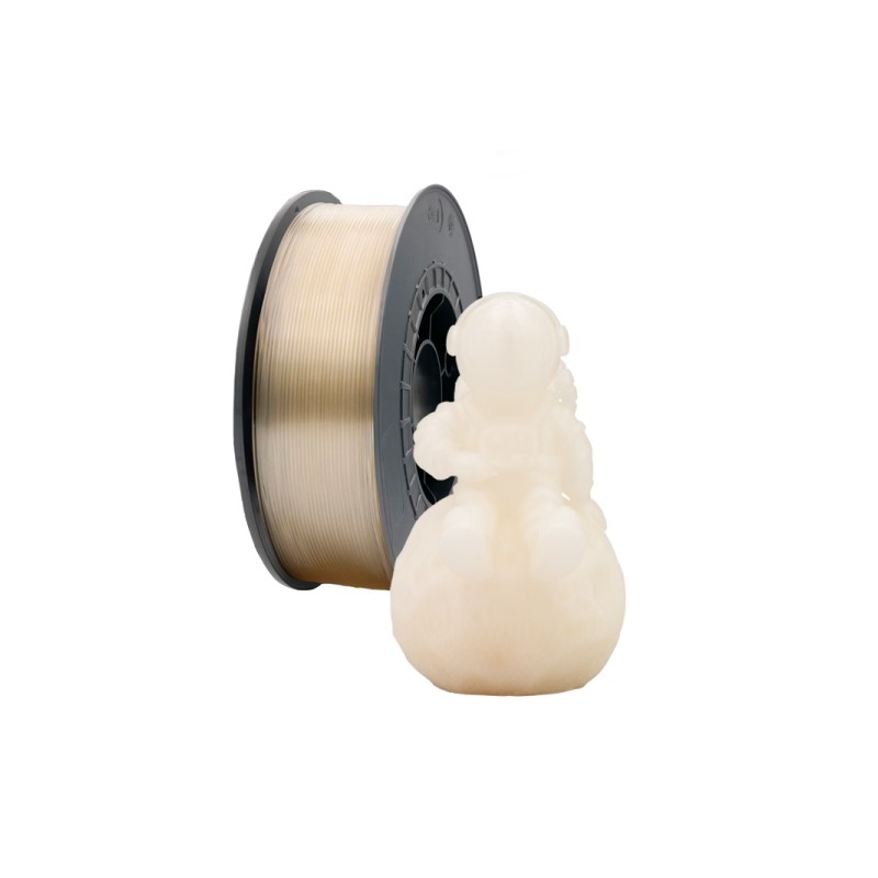 Filamento PLA 3D - Diametro 1.75 mm - Bobina da 1 kg - Colore trasparente
