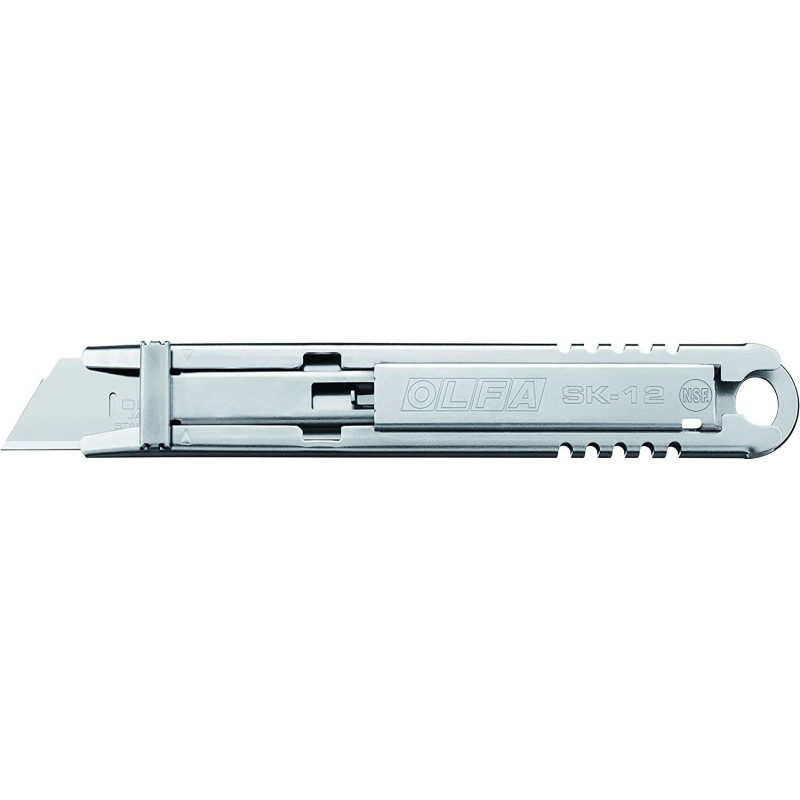 Taglierino Olfa per la Sicurezza Alimentare - Completamente in Acciaio Inox - Certificazione NSF - Massima Sicurezza