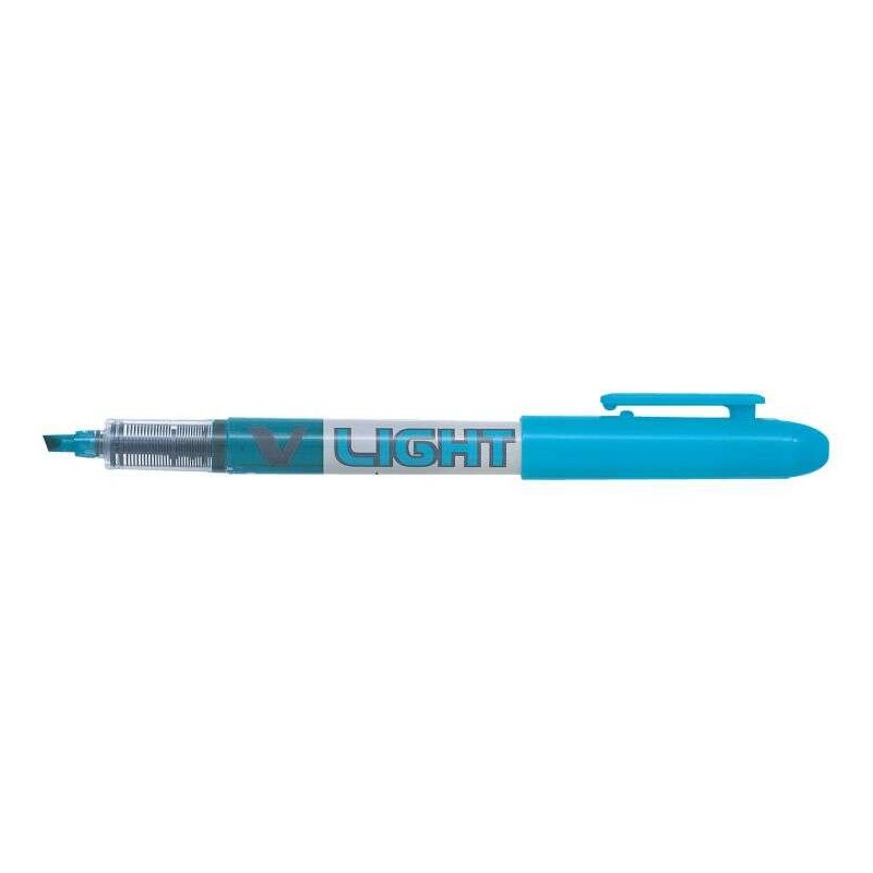 Pennarello Pilot V-Light - Punta a scalpello da 3.60 mm - Corsa 3.30 mm - Colore blu