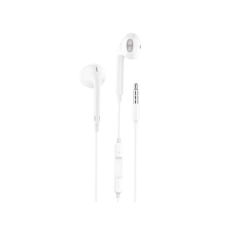 Cuffie intrauricolari TechOneTech Ear Tech - Microfono integrato - Mini jack da 3.5 mm - Assistente vocale - Cavo da 1.20 m