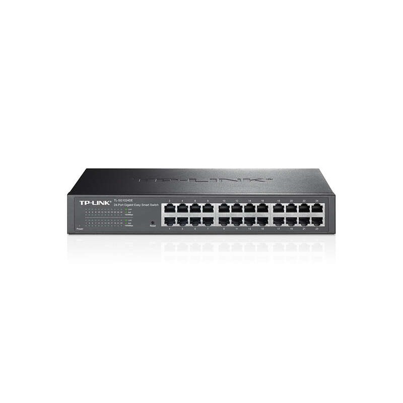 TP-Link Switch de 24 Puertos Gigabit Easy Smart - Tecnologia Verde - Plug e Play