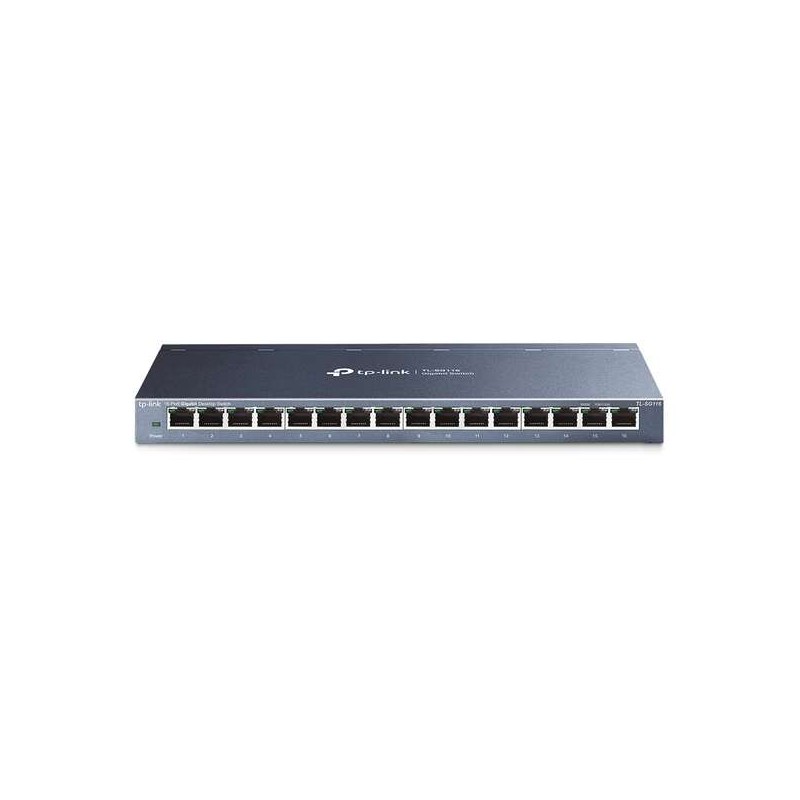 Switch Gigabit ingestibile a 16 porte TP-Link - Tecnologia ecologica - Controllo del flusso - Plug e Play