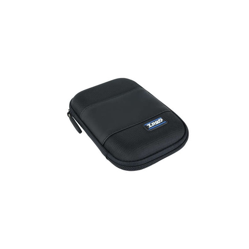 Custodia Tooq per custodia esterna da 2.5 - Cinghia di fissaggio interna - Chiusura con cerniera - Colore nero