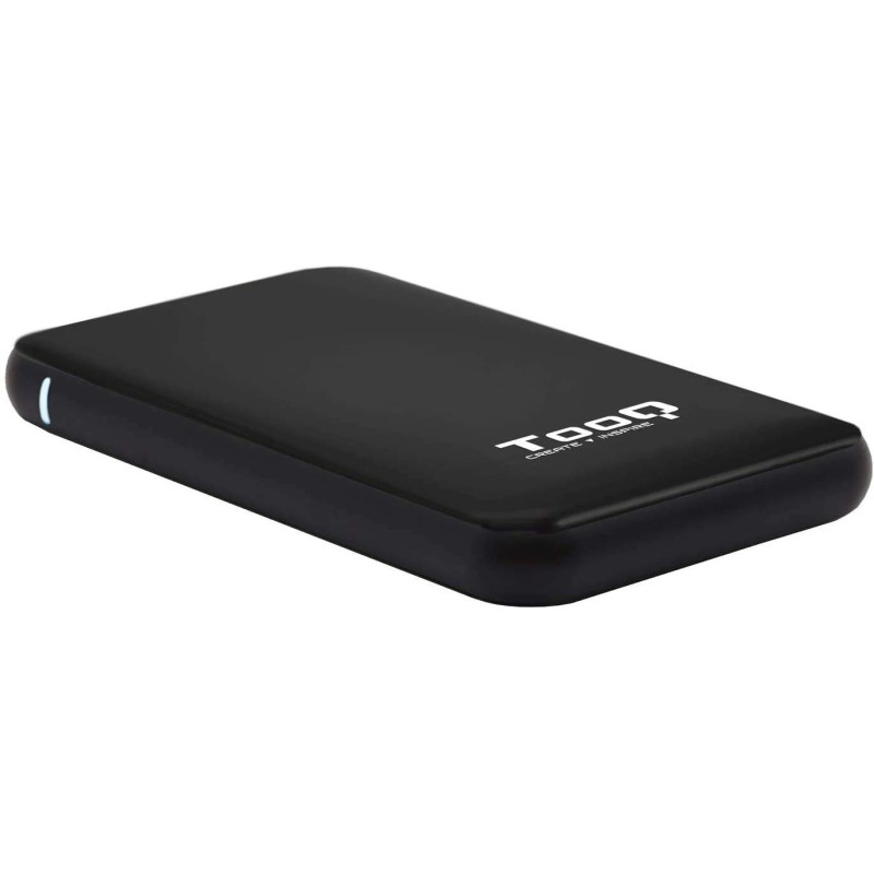 Tooq Contenitore esterno per HDD/SDD da 2.5 fino a 9.5 mm SATA USB 3.0/3.1 Gen 1 - Senza viti - Colore nero