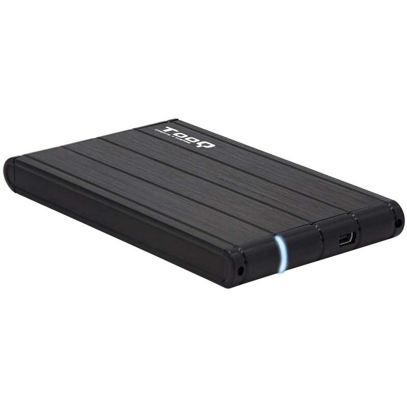 Tooq Contenitore esterno per HDD/SDD da 2.5 fino a 9.5 mm SATA USB 3.0 - Nero
