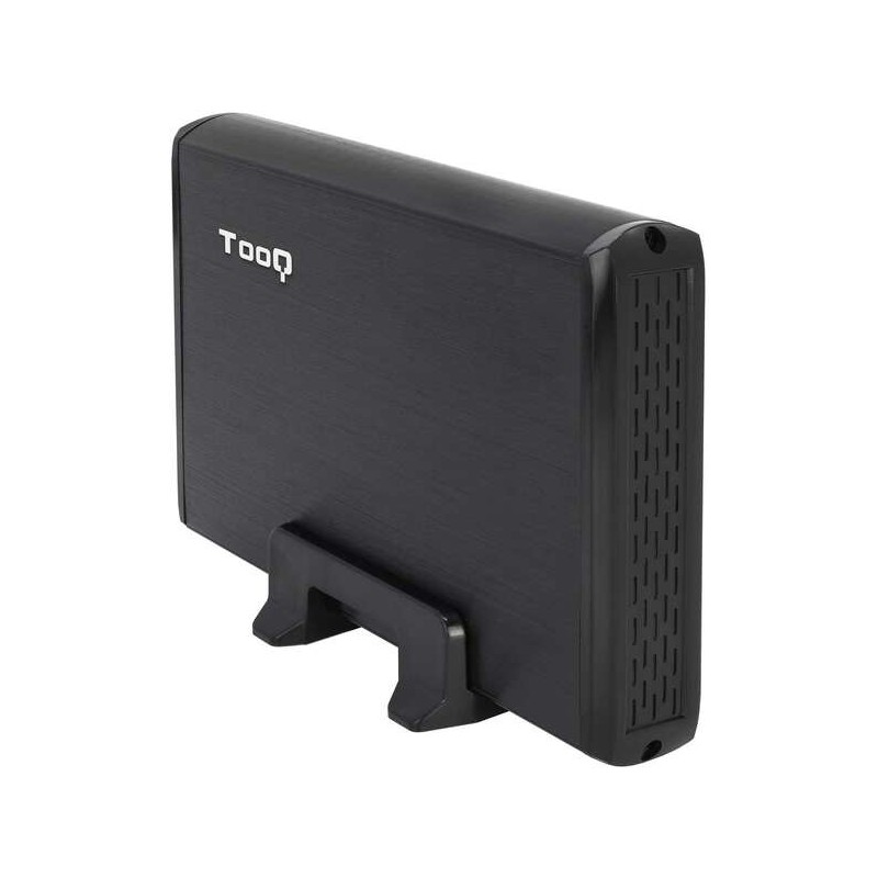 Tooq Contenitore per HDD esterno SATA USB 2.0 da 3.5 con supporto - Nero