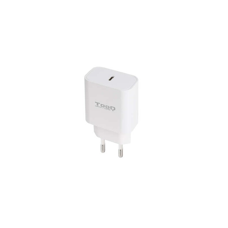Caricatore da muro Tooq 1x USB-C/PD 20W - Bianco