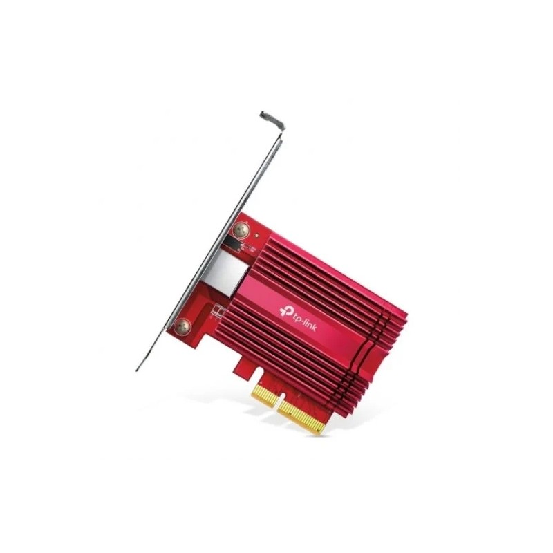 Adattatore di rete TP-Link TX401 PCIe 3.0 - Connessione di rete da 10 GB - Include cavo Ethernet CAT6A da 1.50 m