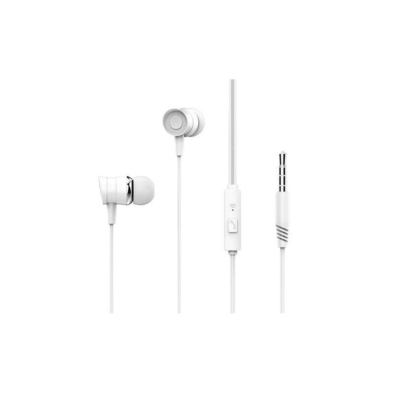 Cuffie intrauricolari XO EP20 con microfono - Comandi cablati - Connessione jack da 3.5 mm - Cavo da 1.20 m