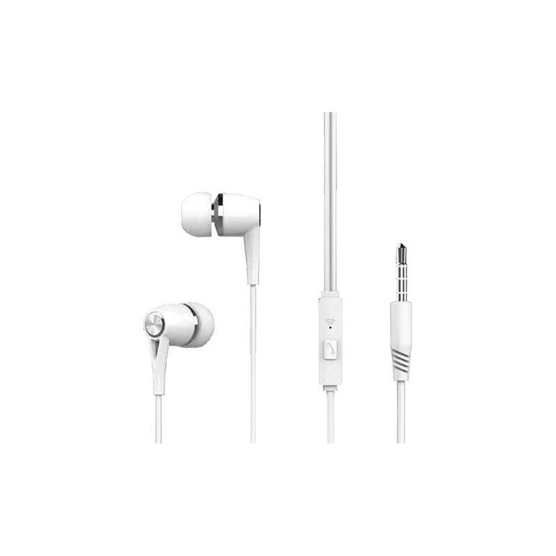Cuffie intrauricolari XO EP21 con microfono - Comandi cablati - Connessione jack da 3.5 mm - Cavo da 1.20 m