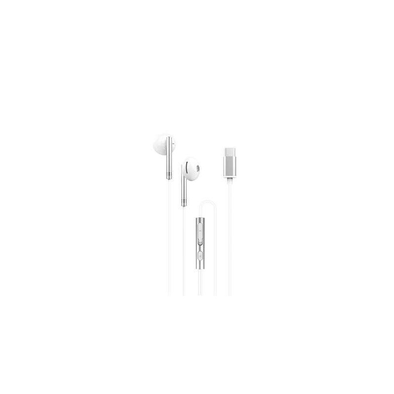 Cuffie XO EP29 tipo C - Bassi potenti - Cavo da 1.2 m - Colore bianco