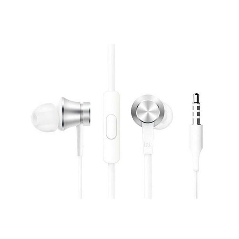 Cuffie intrauricolari Xiaomi Mi In-Ear Basic argento bianche