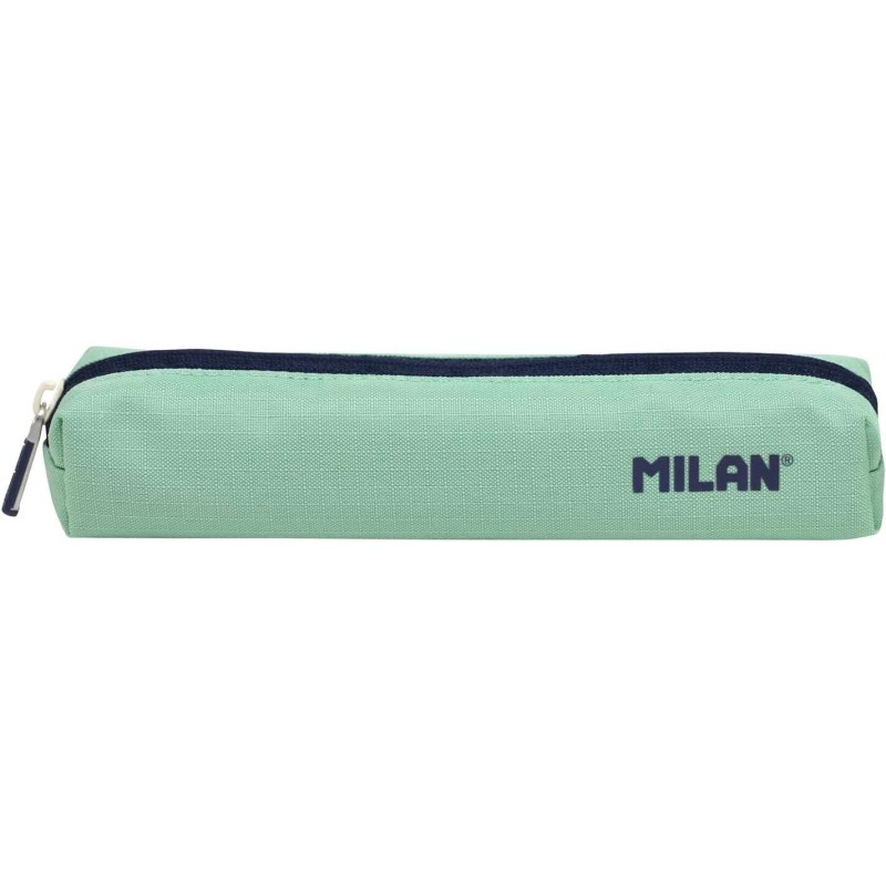 Astuccio Mini Rotondo Serie Milan 1918 - Tessuto Resistente a Rotture e Strappi - Misure 20.5x4.5x5cm - Colore Verde