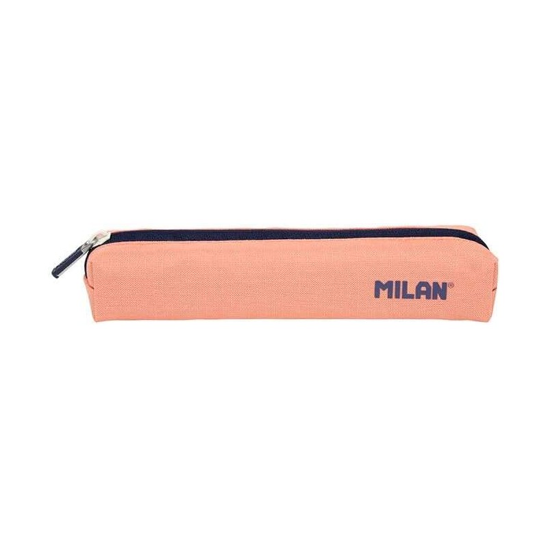 Mini Astuccio Rotondo Serie Milan 1918 - Tessuto Resistente a Rotture e Strappi - Misure 20.5x4.5x5cm - Colore Rosa