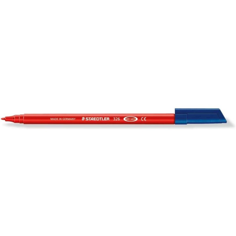 Staedtler Noris 326 Pennarello a punta fine - Tratto circa 1 mm - Vaschetta a base d'acqua - Colore rosso