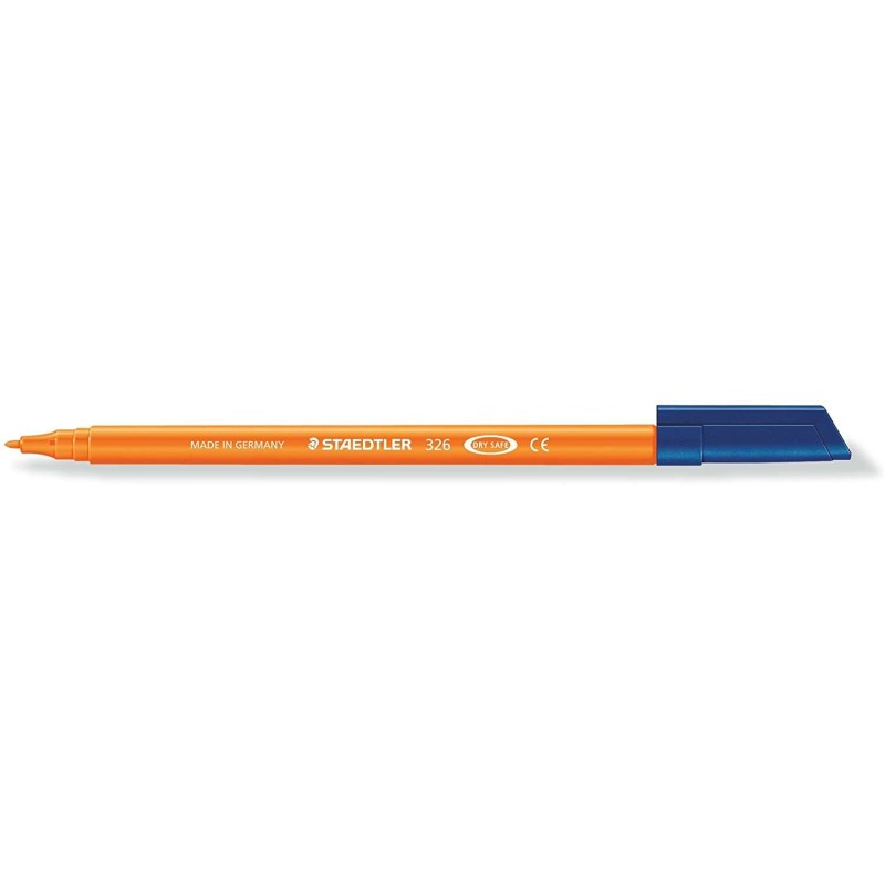 Staedtler Noris 326 Pennarello a punta fine - Tratto 1 mm circa - Barattolo a base d'acqua - Colore arancione