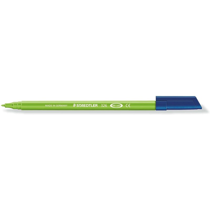 Staedtler Noris 326 Pennarello a punta fine - Tratto 1 mm circa - Vaschetta a base d'acqua - Colore verde chiaro