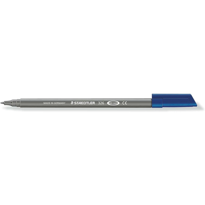 Staedtler Noris 326 Pennarello a punta fine - Tratto 1 mm circa - Vaschetta a base d'acqua - Colore grigio