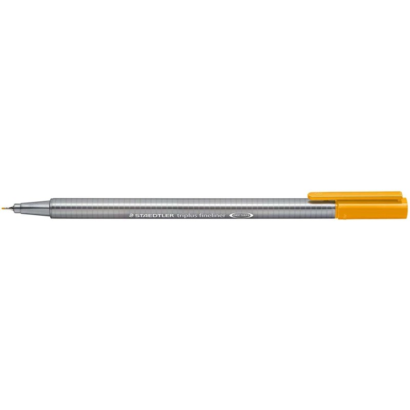 Staedtler Triplus Fineliner 334 Pennarello Punta Fine - Tratto da 0.3 mm - Inchiostro a base d'acqua - Colore Ocra Dorato