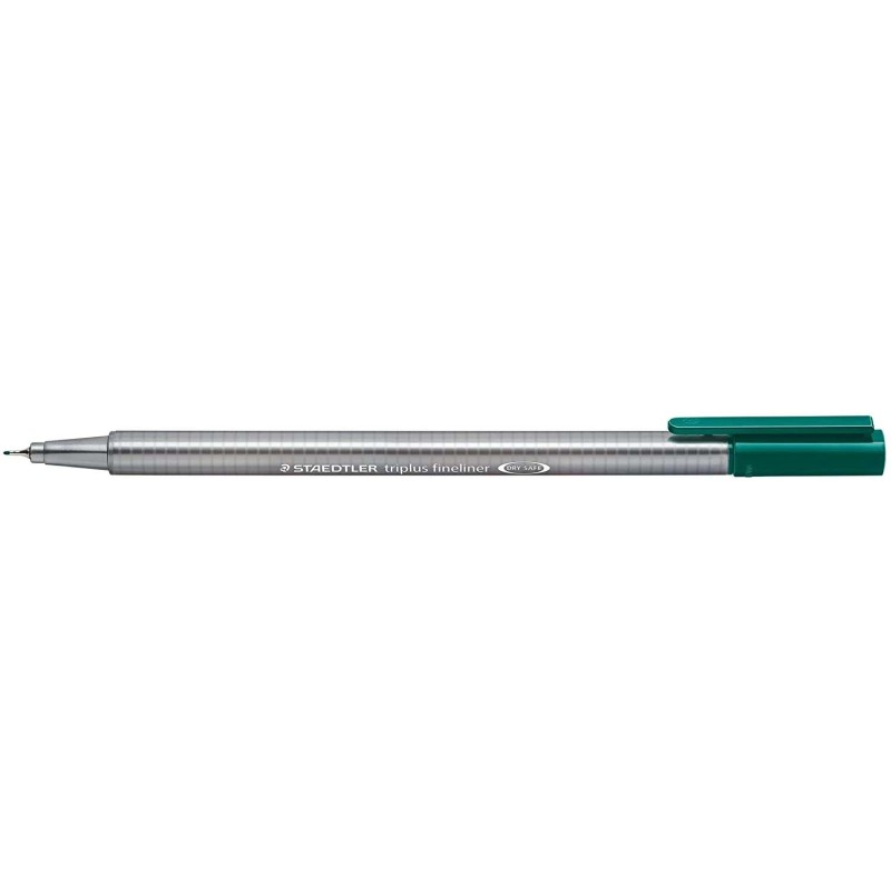 Staedtler Triplus Fineliner 334 Pennarello Punta Fine - Tratto da 0.3 mm - Inchiostro a base d'acqua - Colore Blu Indaco