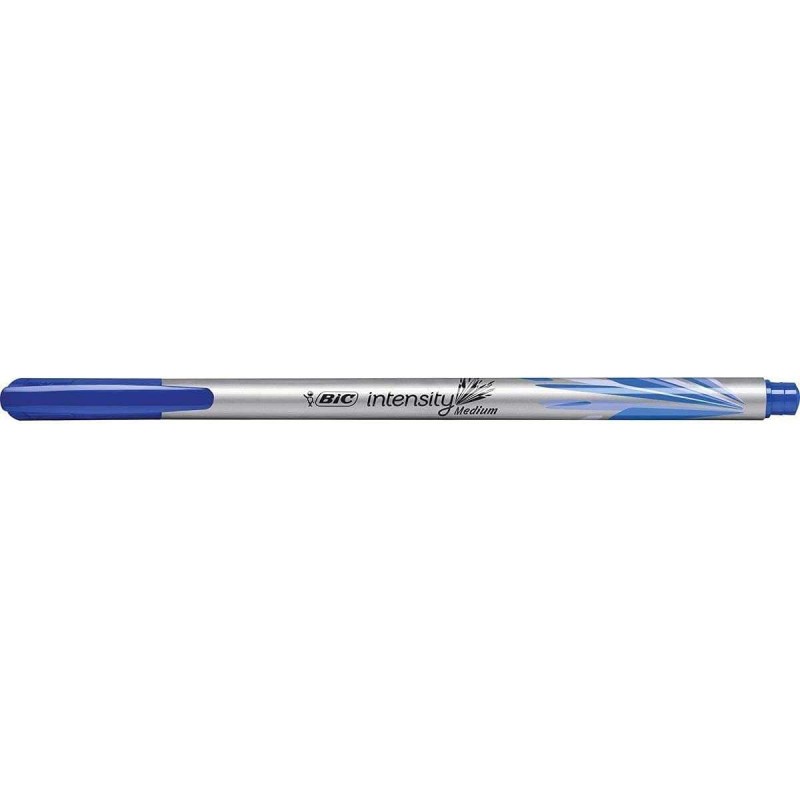 Pennarello punta media Bic Intensity Medium da 0.8 mm - Inchiostro a base d'acqua - Colore blu