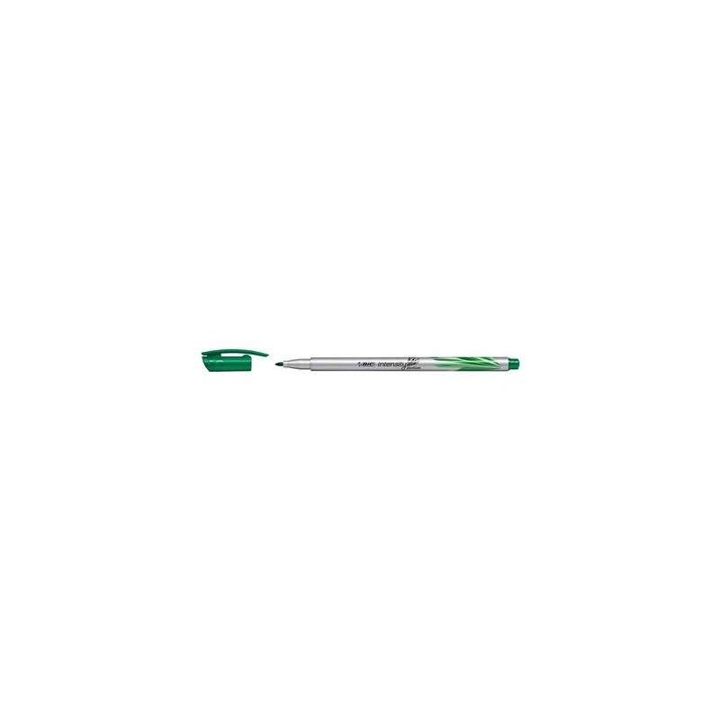 Pennarello punta media Bic Intensity Medium da 0.8 mm - Inchiostro a base d'acqua - Colore verde