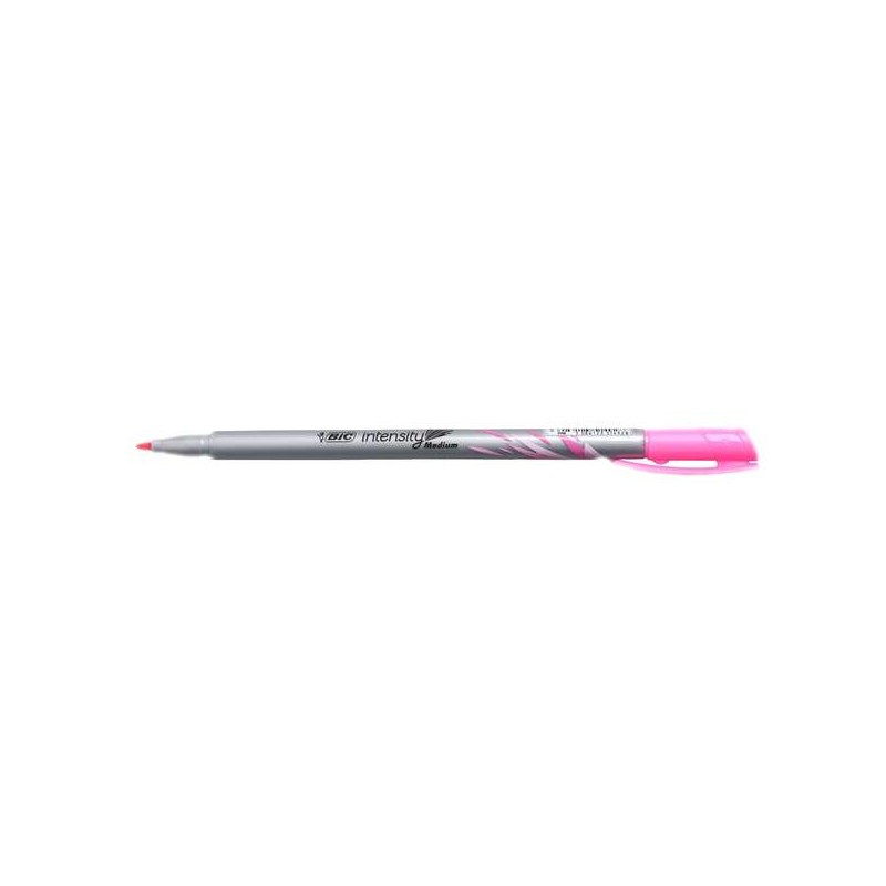 Pennarello punta media Bic Intensity Medium da 0.8 mm - Inchiostro a base d'acqua - Colore rosa