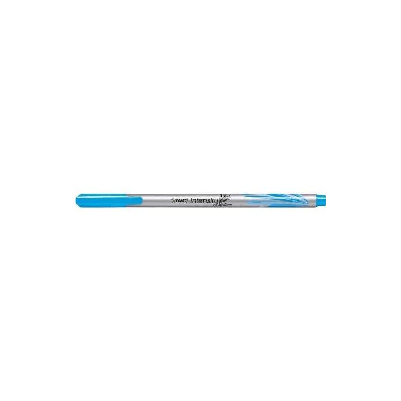 Pennarello punta media Bic Intensity Medium da 0.8 mm - inchiostro a base d'acqua - colore turchese