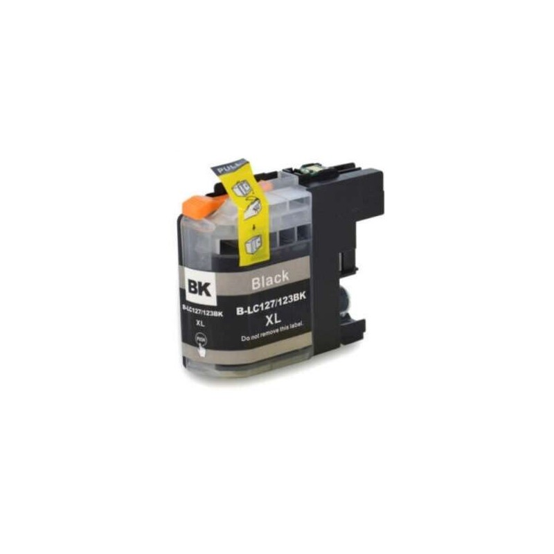 Cartuccia d'inchiostro generica nera Brother LC123XL/LC121XL - Sostituisce LC123BK/LC121BK