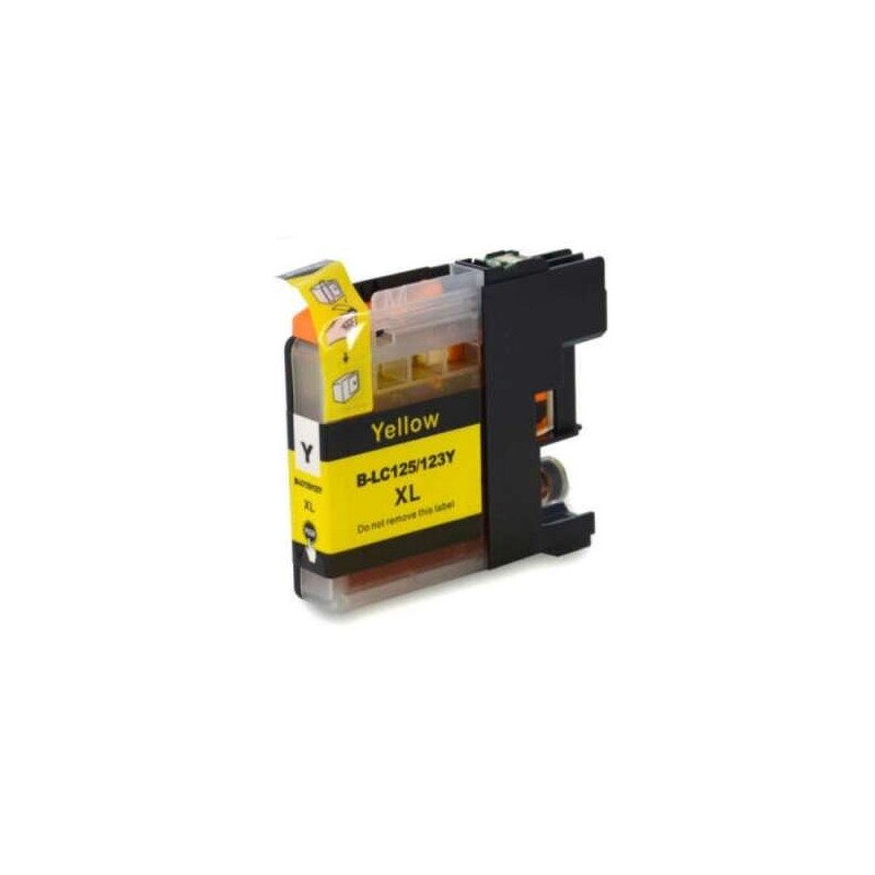 Cartuccia d'inchiostro generica gialla Brother LC123XL/LC121XL - Sostituisce LC123Y/LC121Y