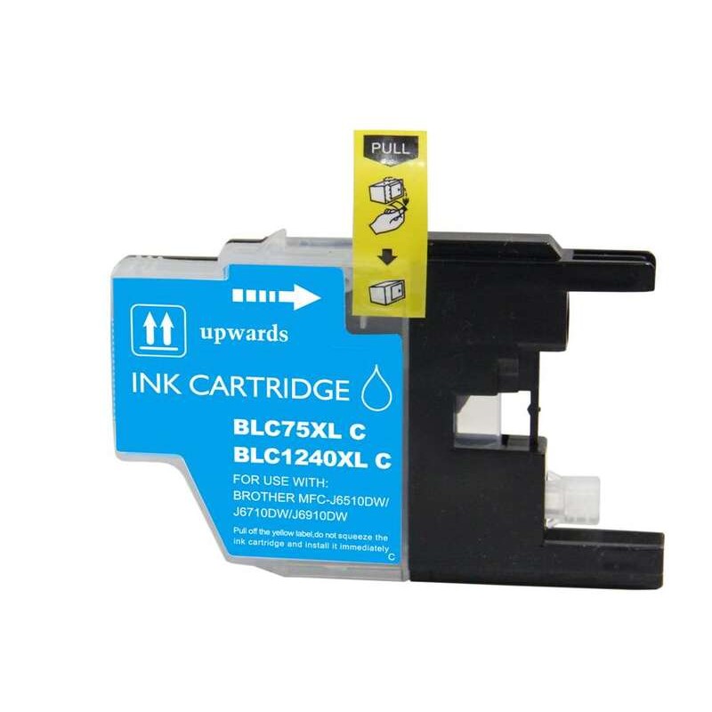 Cartuccia d'inchiostro generica Brother LC1240XL/LC1220XL/LC1280XL - Sostituisce LC1240C/LC1220C/LC1280XLC