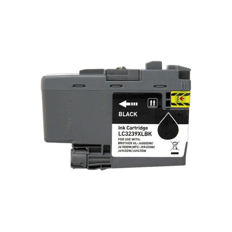 Cartuccia d'inchiostro pigmentato generica nera Brother LC3239XL - Sostituisce LC3239XLBK