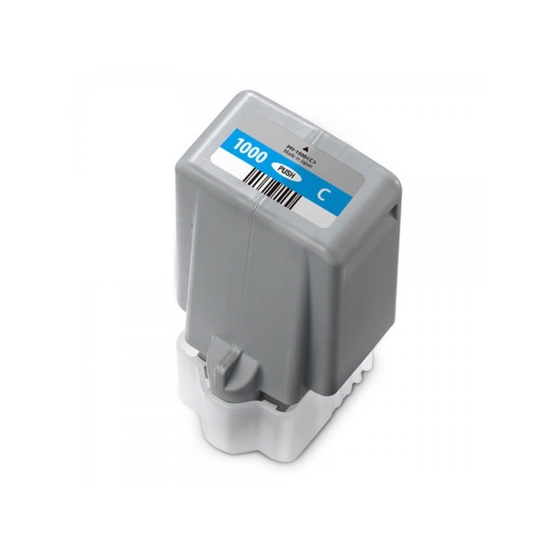 Cartuccia d'inchiostro pigmentato generica Canon PFI1000 ciano - Sostituisce PFI1000C/0547C001