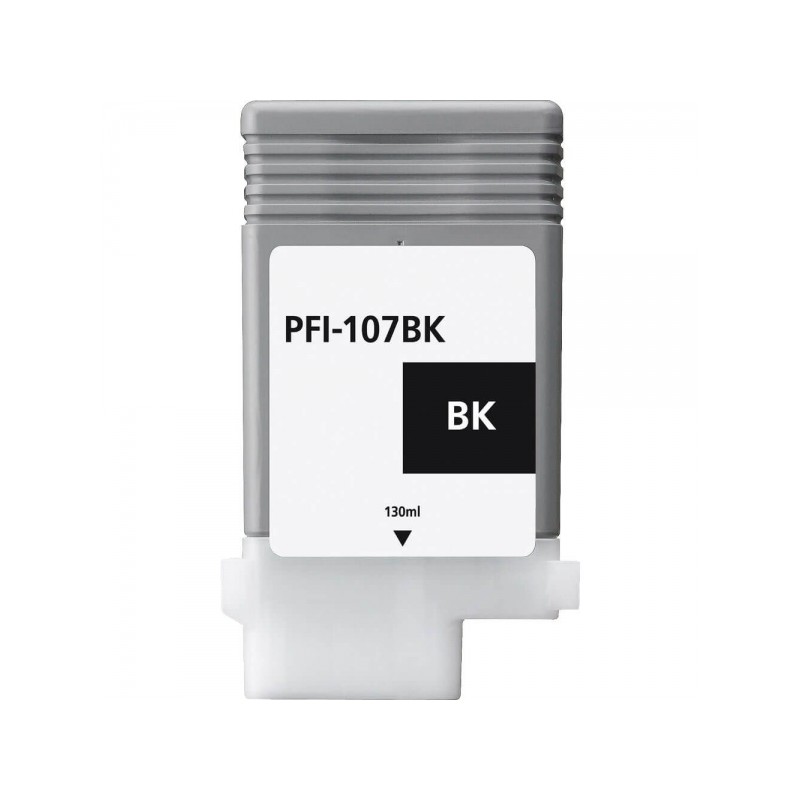 Cartuccia d'inchiostro generica nera Canon PFI107 - Sostituisce PFI107BK/6705B001