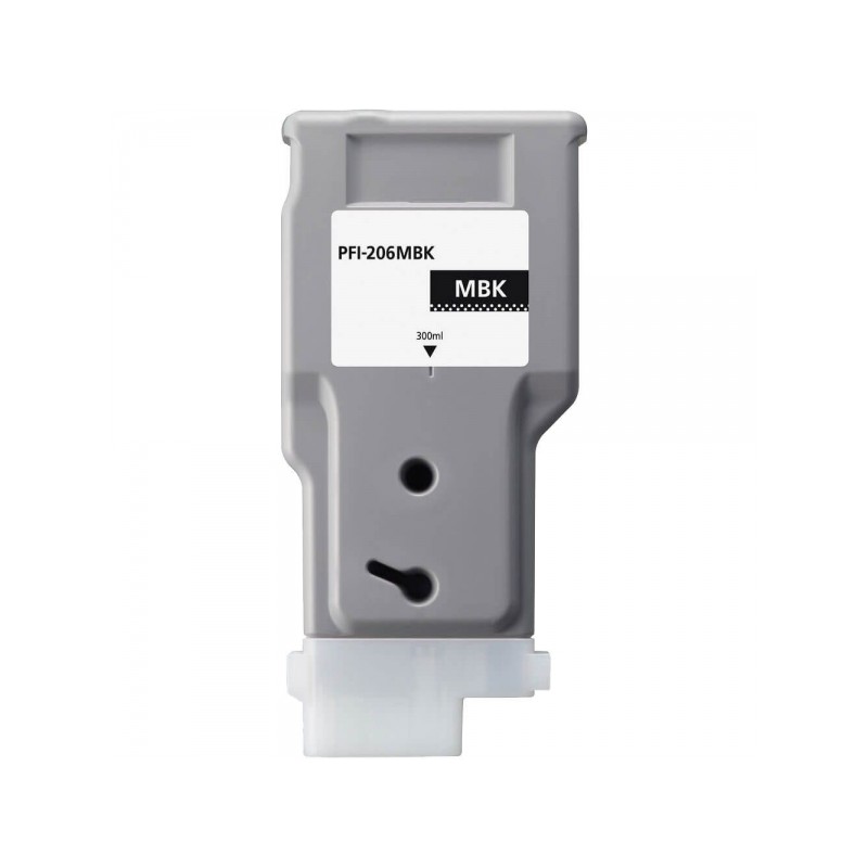 Cartuccia d'inchiostro pigmentato generica nero opaco Canon PFI206 - PFI206MBK/5302B001
