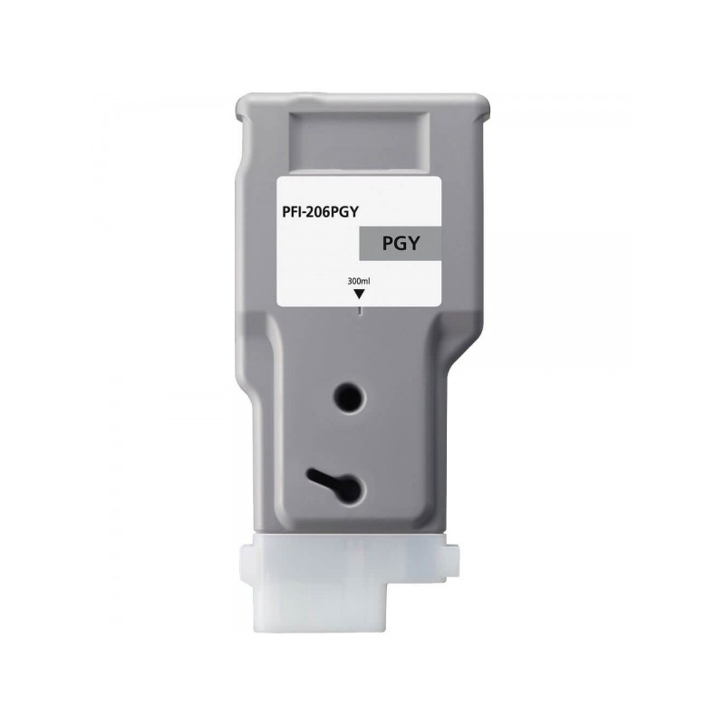 Cartuccia d'inchiostro pigmentato generica fotografica grigia Canon PFI206 - Sostituisce PFI206PGY/5313B001