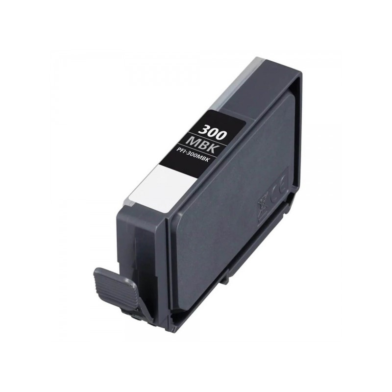 Cartuccia d'inchiostro pigmentato generica Canon PFI300 nero opaco - Sostituisce 4192C001/PFI300MBK