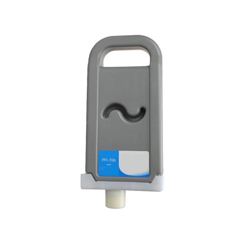 Cartuccia d'inchiostro pigmentato generica Canon PFI706 ciano - Sostituisce 6682B001