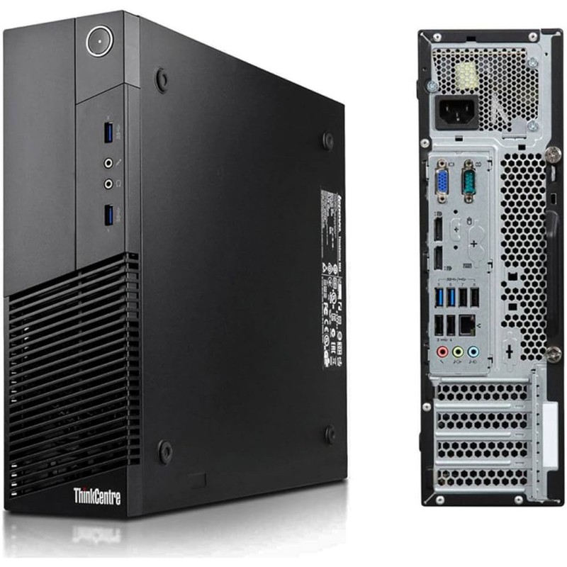 Lenovo ThinkCentre M83 SFF PC Computer Intel i5-4460 Ram 16GB SSD 480GB (Ricondizionato Grado A)