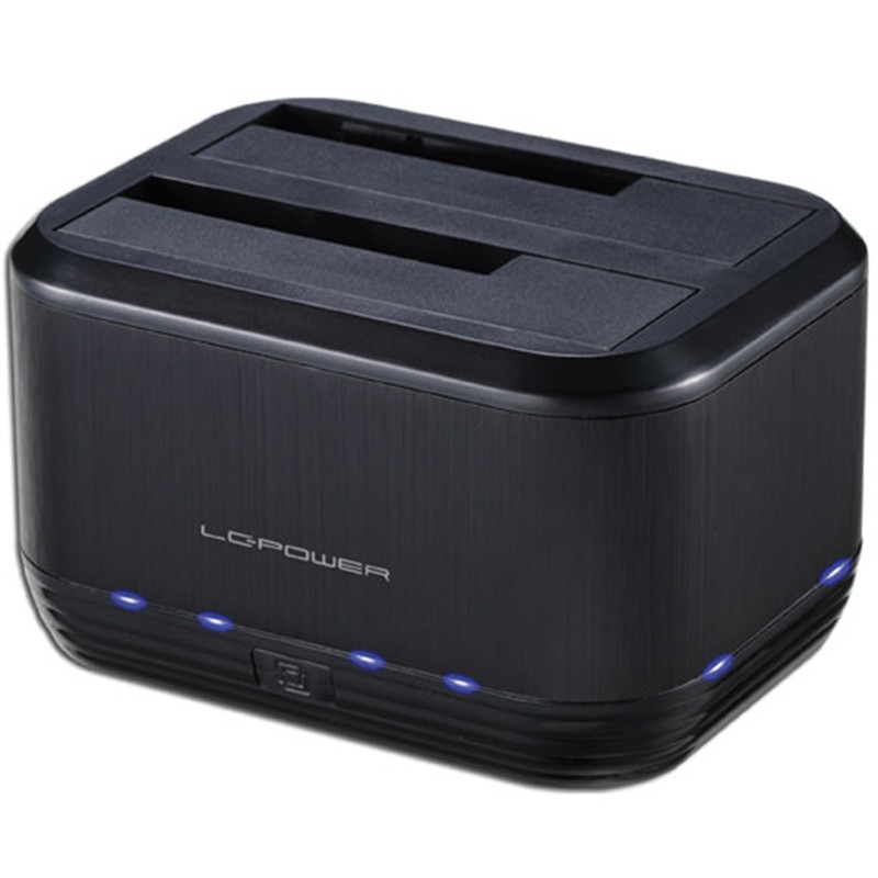 LC-Power Docking Station Hard Disk Dual-Bay USB 3.0 DOCK-U3-III