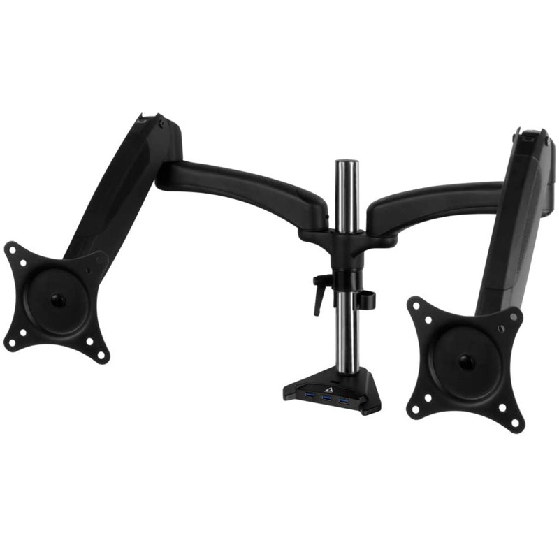 ARCTIC Z2-3D (Gen 3) Supporto Staffa Montaggio VESA Da Tavolo Per Doppio Monitor Fino a 34 + Hub USB 3.0