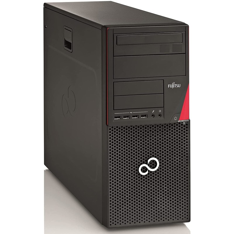 PC Computer Ricondizionato Fujitsu Esprimo P756 Tower Intel Core i7-6700T Ram 8GB SSD 240GB USB 3.0 Freedos