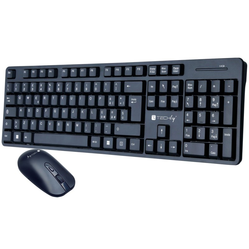 Kit Tastiera Mouse Wireless Techly ICTWC003