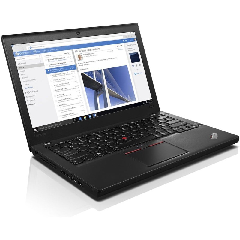 Lenovo ThinkPad X260 Notebook 12.5 HD Intel i5-6200U Ram 8GB SSD 240GB Webcam (Ricondizionato Grado A)