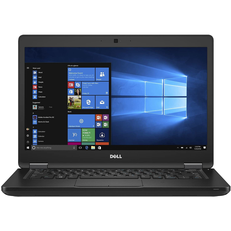 Dell Latitude 5480 Notebook 14 HD Intel i5-6300U Ram 8GB SSD 480GB Webcam (Ricondizionato Grado A)