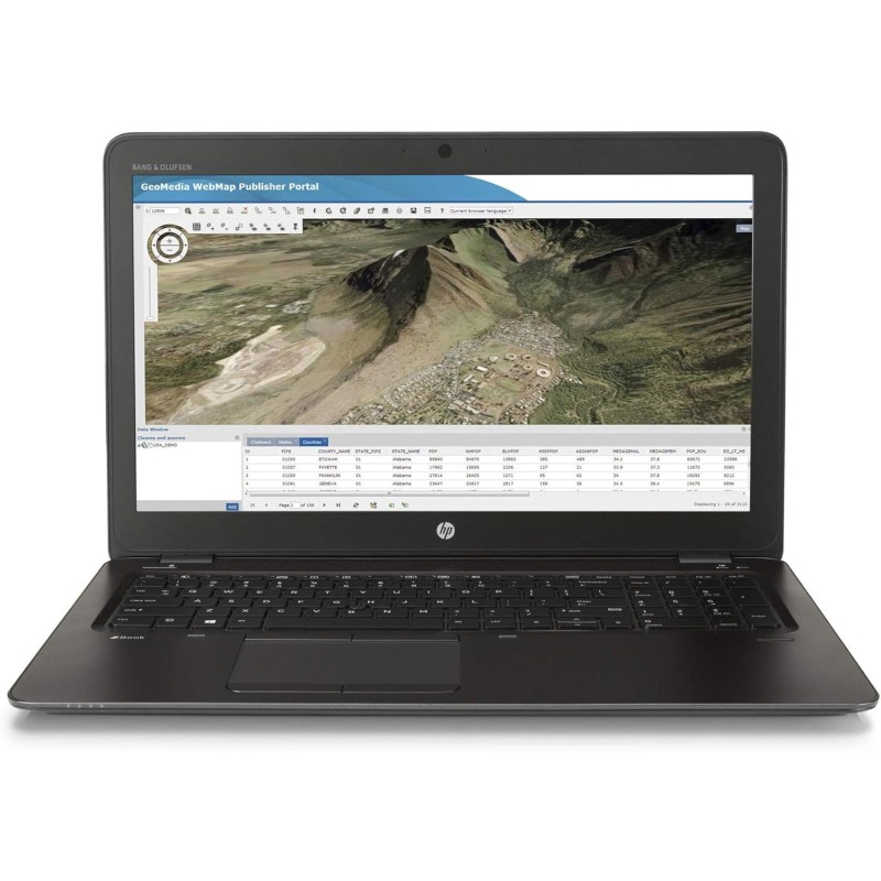 HP ZBook 15 G3 Notebook 15.6 Full HD Intel i7-6820HQ Ram 32Gb SSD 512Gb Nvidia Quadro M2000M (Ricondizionato Grado A)