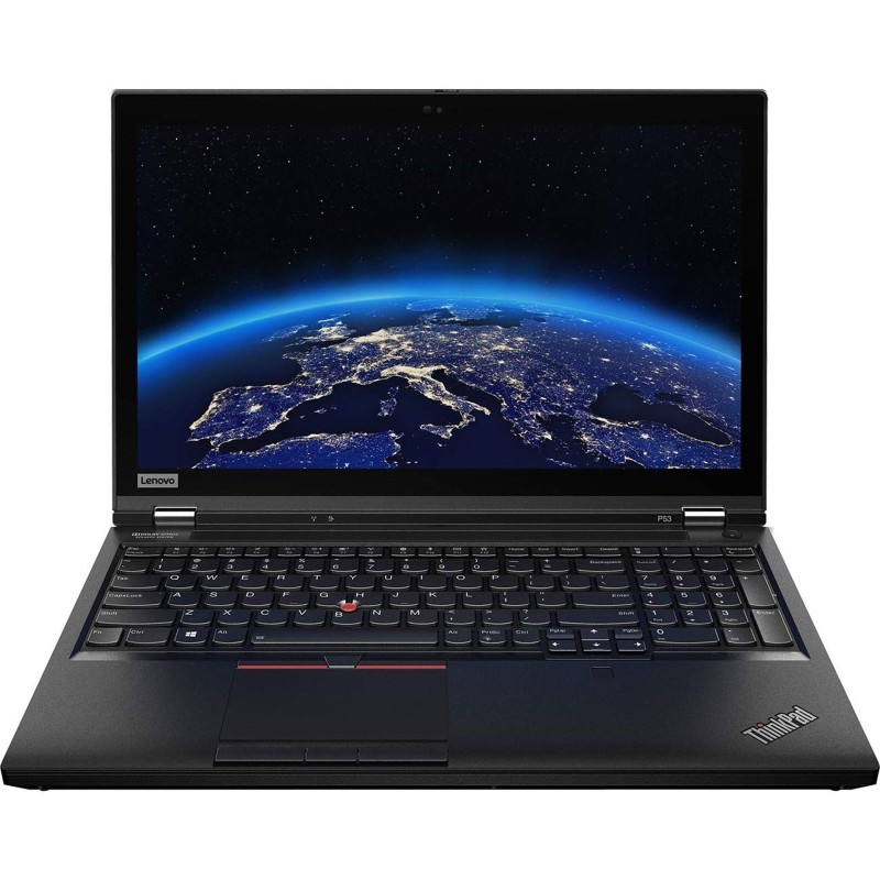 Lenovo ThinkPad P53 Notebook 15.6 FHD Intel i7-9850H Ram 32GB SSD 512GB NVMe NVIDIA Quadro T2000 Webcam (Ricondizionato Grado