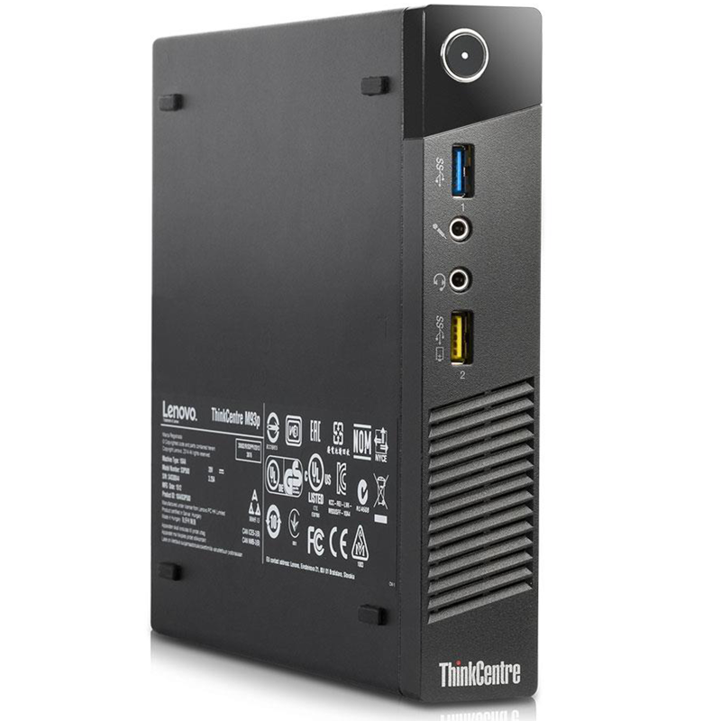 Lenovo ThinkCentre M93p Tiny PC Computer Intel i7-4765T Ram 8GB SSD 240GB Freedos (Ricondizionato Grado A)