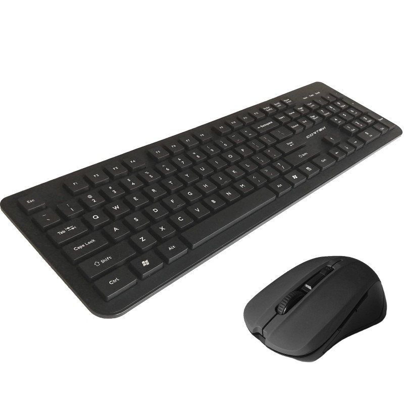 Kit Tastiera Mouse Wireless Alantik KBMOW3 Nero